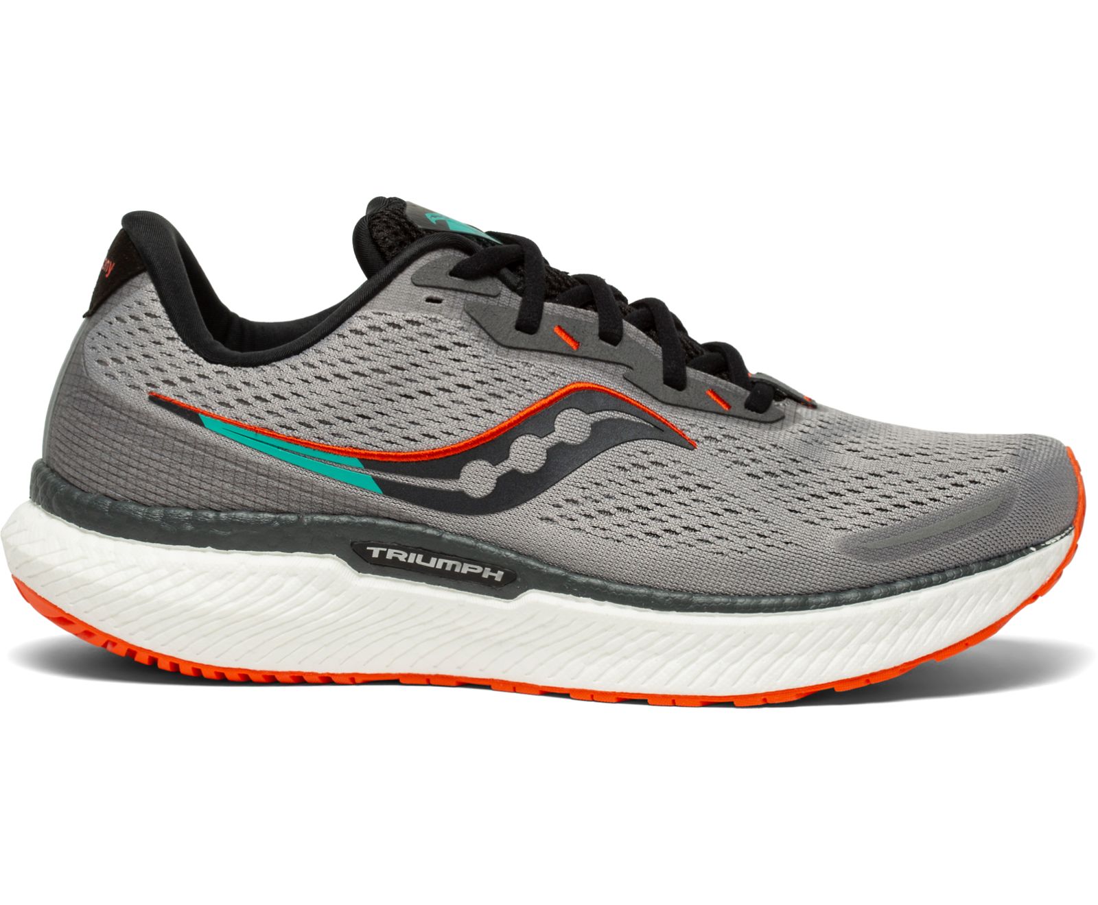 Saucony Triumph 19 Men's Running Shoes Grey / Orange | AU 563JPQJ